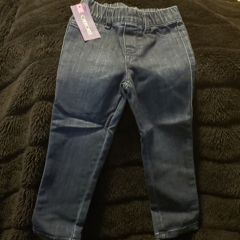 Girls denim leggings